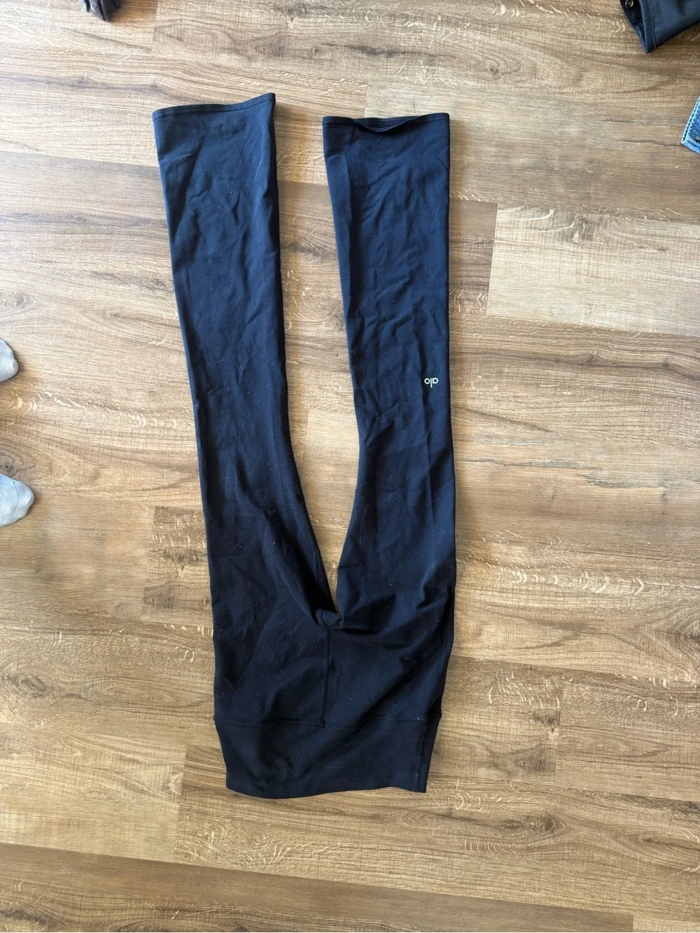 ALO Black High-Waist Flared Yoga Pants